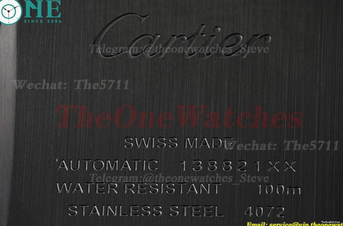 Santos BVF PVD Black Mens 9019 De Cartier XL LE 0418